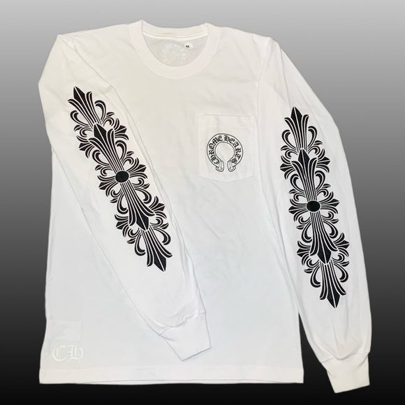 Chrome Hearts Shirts New Chrome Hearts Los Angeles Horseshoe Logo 
